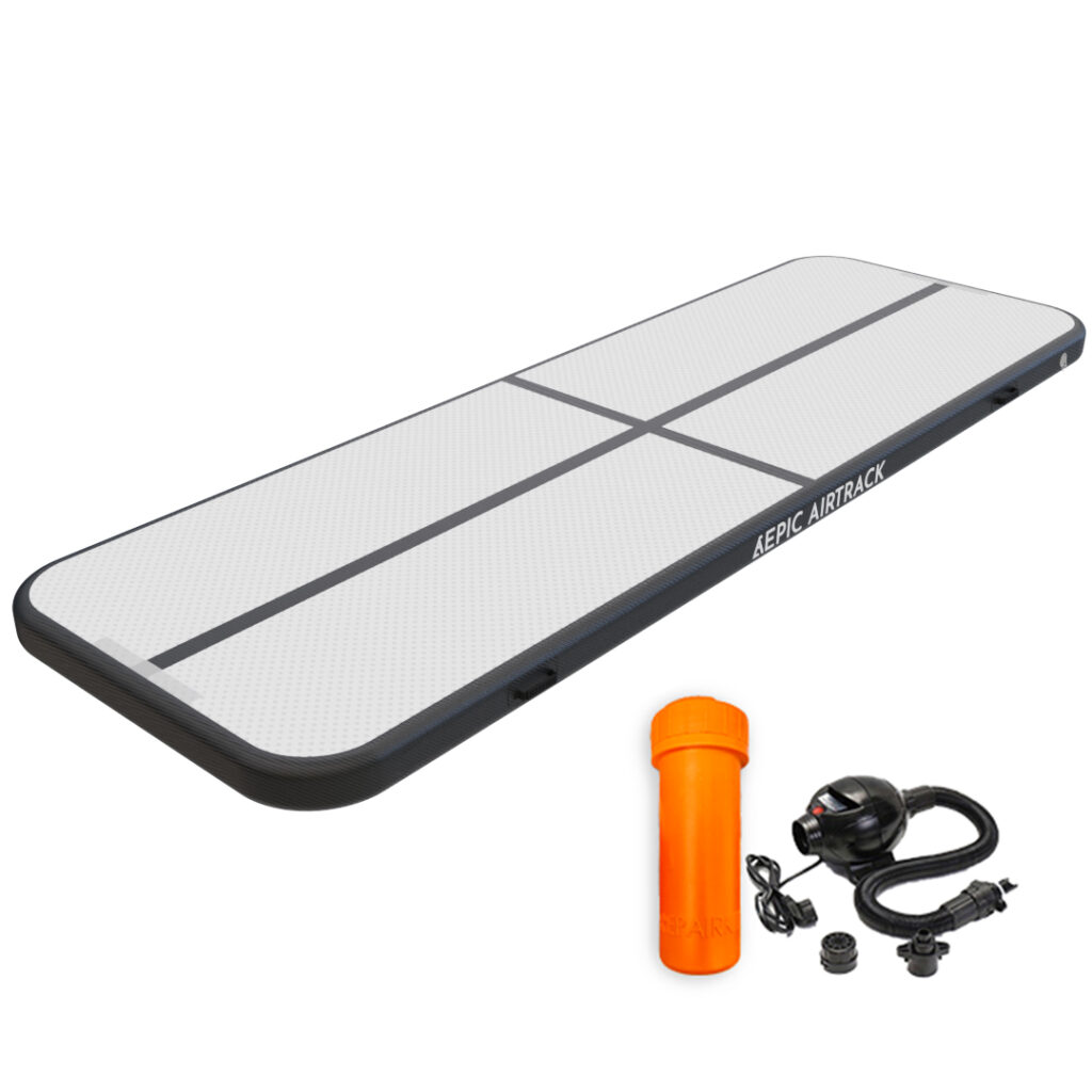 Epic AirTrack Matte 10cm Carbon mit Luftpumpe